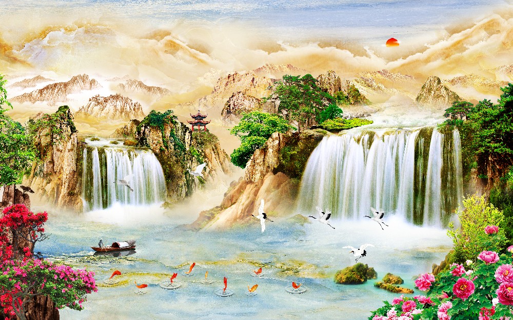 Phong cảnh sơn thủy hữu tình MHT2-075